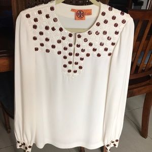 Tory Burch blouse tunic with embellishment